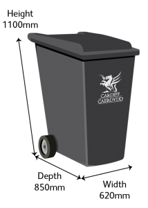 General Waste 360L Bin