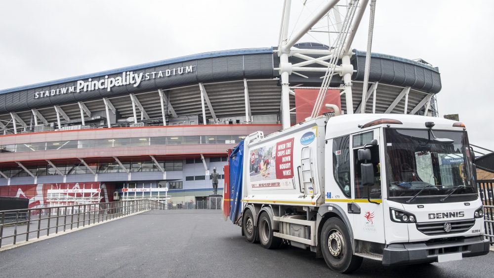 Waste collections from Dragon's Heart Hospital, Principality Stadium, Cardiff